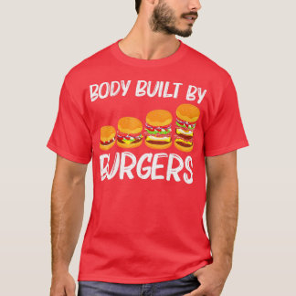 Camiseta Legal Hamburger Para Homens Mulheres Cheeseburger