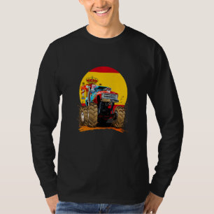 Camiseta Legal Ilustração Monstro Lama Caminhão com Espanha