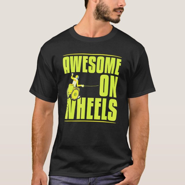 Camiseta Legal Incrível Nos Paraolimpíados De Rodas (Frente)