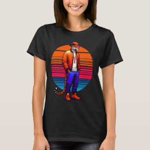 Camiseta Legal Jaguar Moderno Estilo Urbano Sunset Arte Ret