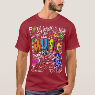 Camiseta Legal Jazz Disco Music Reggae Rockn Roll Pop