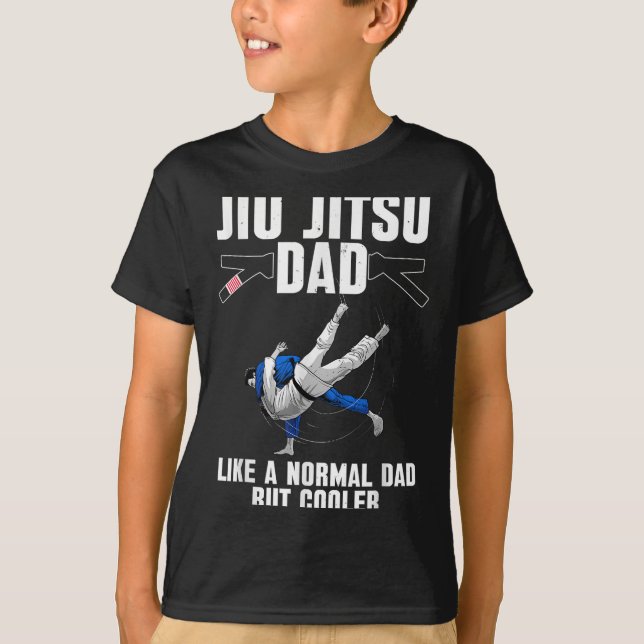 Camiseta Legal Jiu Jitsu Art Para O Pai Padre Bjj Ji Brasil (Frente)