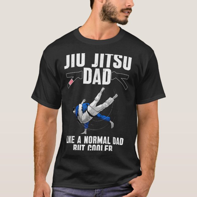 Camiseta Legal Jiu Jitsu Art Para O Pai Padre Bjj Ji Brasil (Frente)