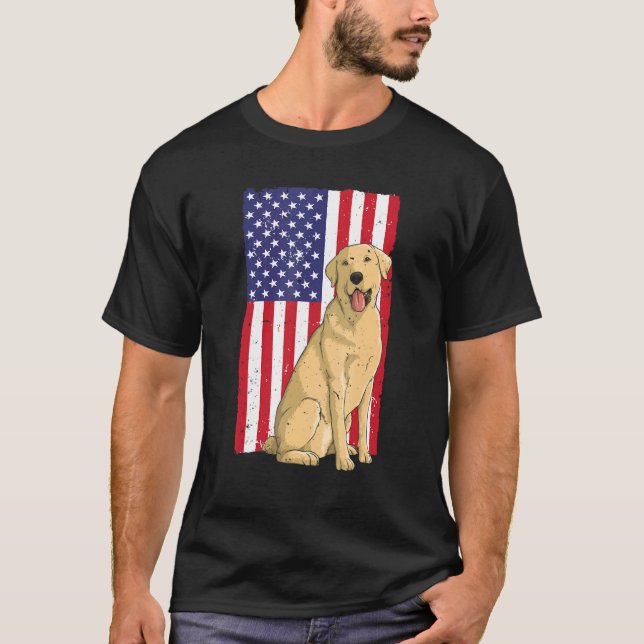 Camiseta Legal Laboratório Amarelo para Homens Retrato Labr (Frente)