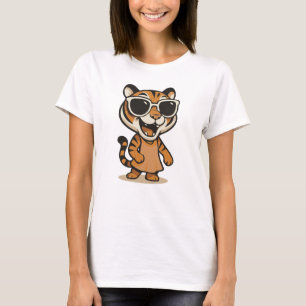 Camiseta Legal Lady Tiger com Camisa-T