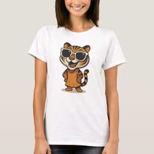 Camiseta Legal Lady Tiger com Camisa-T