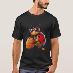 Camiseta Legal LadyBug Play BasketBall Insetos Lover Basket