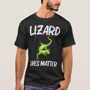 Camiseta Legal Lagarto Para Homens Mulheres Gecko Anim Verd