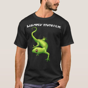 Camiseta Legal Lagarto Para Homens Mulheres Gecko Anim Verd