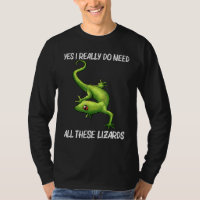Legal Lagarto Para Homens Mulheres Gecko Anim Verd