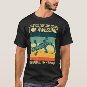 Camiseta Legal Lagarto Para Homens Mulheres Répteis Lizard