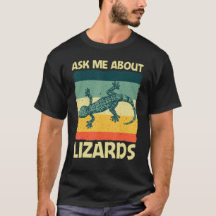 Camiseta Legal Lagarto Para Homens Mulheres Répteis Lizard