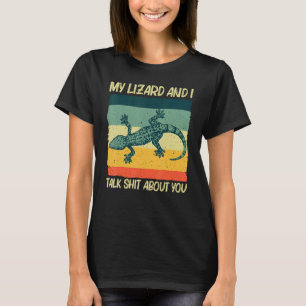 Camiseta Legal Lagarto Para Homens Mulheres Répteis Lizard