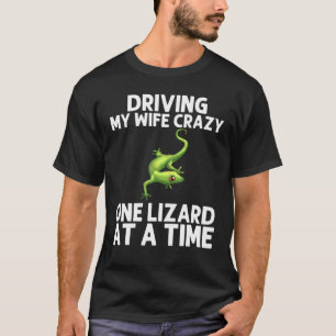 Camiseta Legal Lagarto Para Homens Padre Gecko Green Reptil