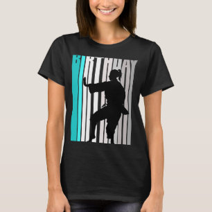 Camiseta Legal Laranja Retro Raparigas Karate Aniversário M