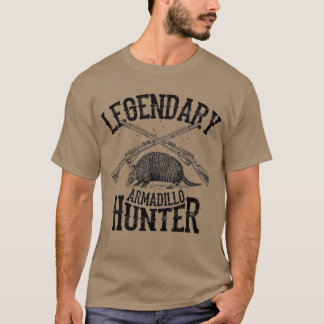 Camiseta Legal Legendária Armadillo Hunter Engraçado Caça