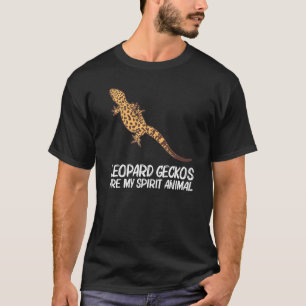 Camiseta Legal Leopard Gecko Para Homens Menores Dinossauro
