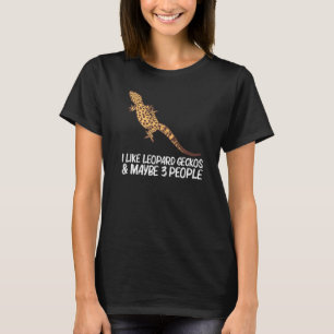 Camiseta Legal Leopard Gecko Para Homens Menores Dinossauro