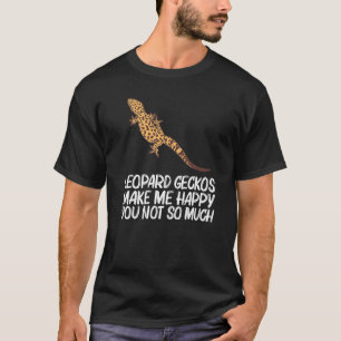 Camiseta Legal Leopard Gecko Para Homens Menores Dinossauro