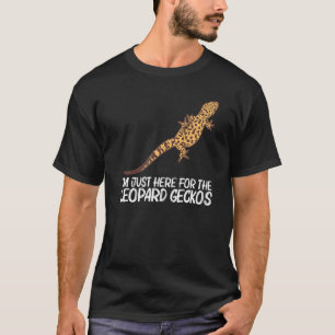 Camiseta Legal Leopard Gecko Para Homens Menores Dinossauro