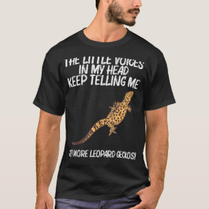 Camiseta Legal Leopard Gecko Para Homens Menores Dinossauro