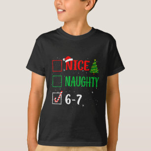 Camiseta Legal Levado 67 Divertido Natal Brainrot Seis Sete