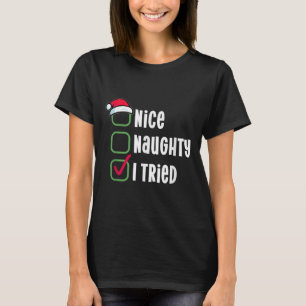 Camiseta Legal, Levado, Eu Tentei Checklist Humorístico Par