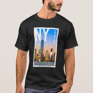 Camiseta Legal Linha Do Nova Iorque Caminhando Em New York