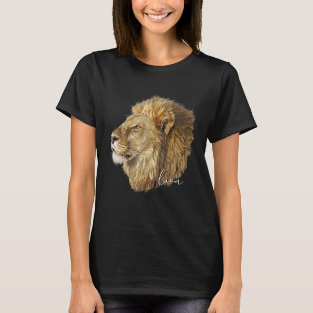 Camiseta Legal Lion Art Felidae Wildcat Animal Novelty (Frente)