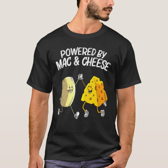 Camiseta Legal Mac & Cheese Para Homens Mulheres Fabricadas (Frente)
