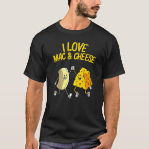Camiseta Legal Mac & Cheese Para Homens Mulheres Fabricadas