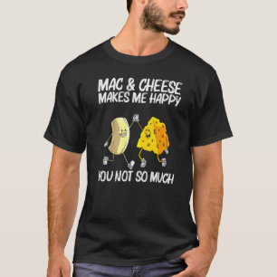 Camiseta Legal Mac & Cheese Para Homens Mulheres Fabricadas