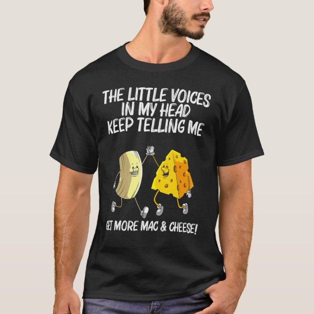 Camiseta Legal Mac & Cheese Para Homens Mulheres Fabricadas (Frente)