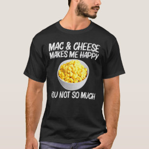 Camiseta Legal Mac E Queijo Para Homens Comidas De Macaroni