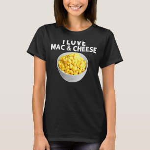 Camiseta Legal Mac E Queijo Para Homens Comidas De Macaroni