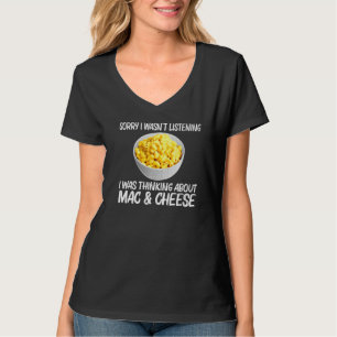 Camiseta Legal Mac E Queijo Para Homens Mulheres Macarrão C