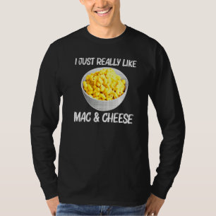 Camiseta Legal Mac E Queijo Para Homens Mulheres Macarrão C