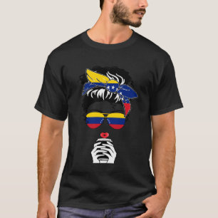 Camiseta Legal Mãe Garota Tia Venezuelana Café Fria Venezue