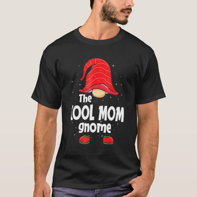 Camiseta Legal Mãe Gnomo da Família de Natal (Frente)