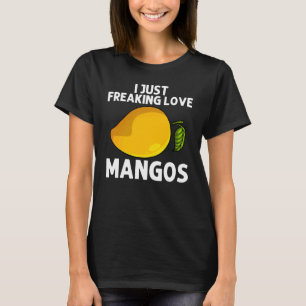 Camiseta Legal Manga Para Homens Mangoas Frutas Mangoas Pla