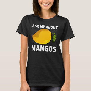 Camiseta Legal Manga Para Homens Mangoas Frutas Mangoas Pla
