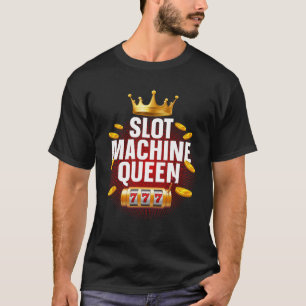 Camiseta Legal Máquina Rainha Arte Para Mulheres Meninas Ca