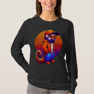 Camiseta Legal Marmoset Moderno Estilo Urbano Sunset Retro 