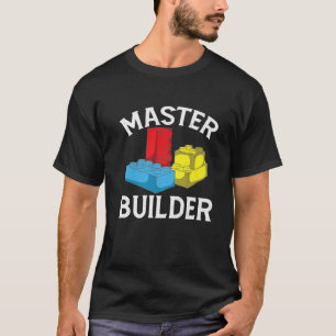 Camiseta Legal Master Builder Funny Building Blocks Gift Me
