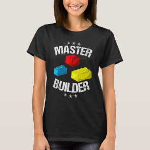 Camiseta Legal Master Builder Funny Building Blocks Homens
