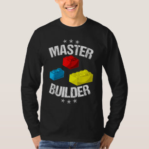 Camiseta Legal Master Builder Funny Building Blocks Homens