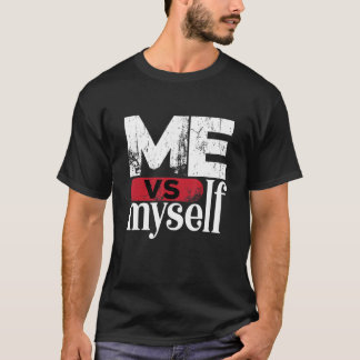 Camiseta Legal Me Vs Eu Próprio Cota Ilustração Gráfico 2