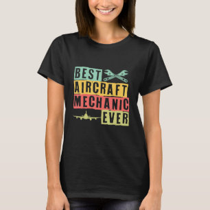 Camiseta Legal Melhor Mecânico de Aeronaves de Todos os Tem