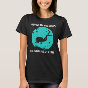 Camiseta Legal Mergulho Scuba Para Mulheres Divers Profissi