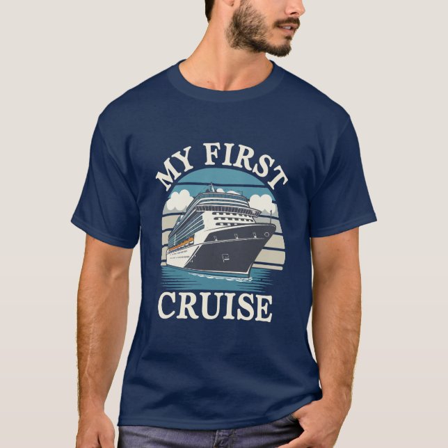 Camiseta Legal Meu Primeiro Feriado da Família Cruise Corre (Frente)